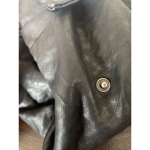 Ashley 26 International Faux Leather Black Biker Women's Jacket LADIES SIZE L - Picture 9 of 13